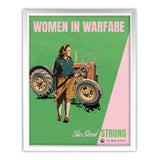 Art Print: Women in Warfare She Stood Strong Land Army