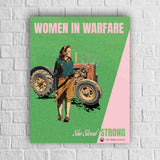 Art Print: Women in Warfare She Stood Strong Land Army