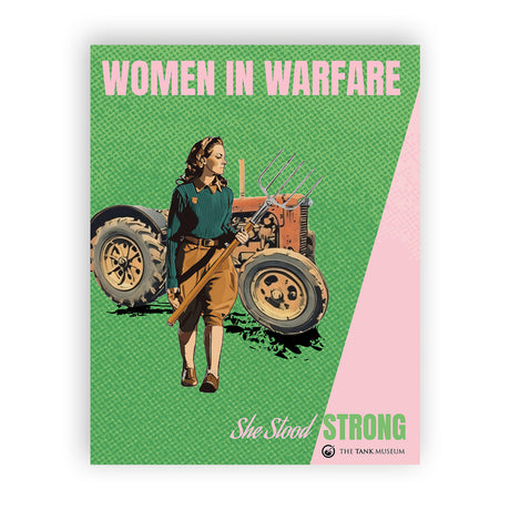 Art Print: Women in Warfare She Stood Strong Land Army