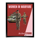 Art Print: Women in Warfare She Stood Strong Royal Armoured Corps (RAC)