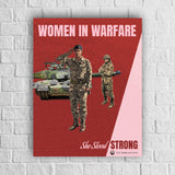 Art Print: Women in Warfare She Stood Strong Royal Armoured Corps (RAC)