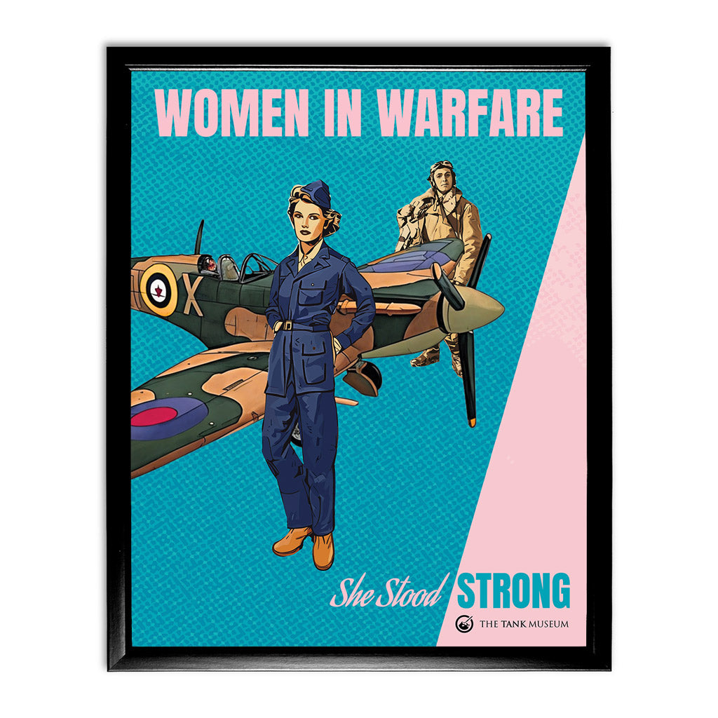 Art Print: Women in Warfare She Stood Strong Air Transport Auxiliary