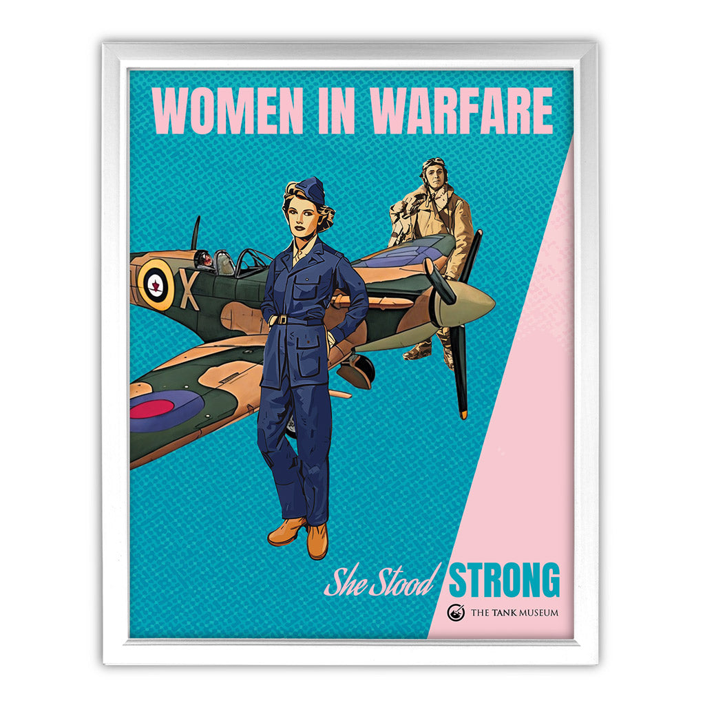 Art Print: Women in Warfare She Stood Strong Air Transport Auxiliary