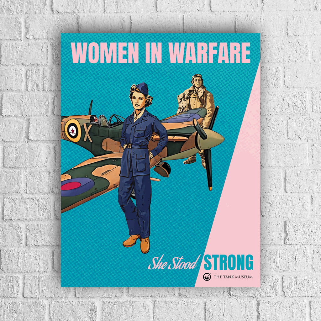 Art Print: Women in Warfare She Stood Strong Air Transport Auxiliary