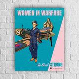 Art Print: Women in Warfare She Stood Strong Air Transport Auxiliary