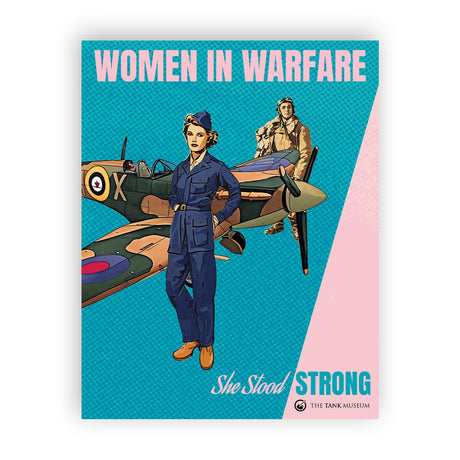 Art Print: Women in Warfare She Stood Strong Air Transport Auxiliary