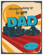 Art Print: Always Looking up to you Dad Wall Art On Demand Star Editions 11x14" No Frame