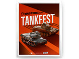 World of Tanks TANKFEST Print Wall Art Star Editions Ltd