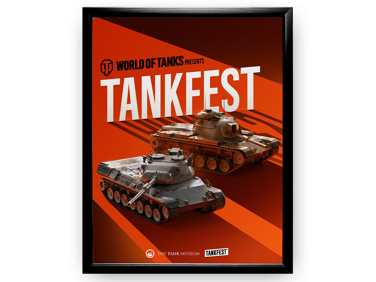 World of Tanks TANKFEST Print Wall Art Star Editions Ltd