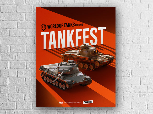 World of Tanks TANKFEST Print Wall Art Star Editions Ltd