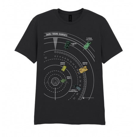 Tank Firing Range Graticule T-Shirt T-Shirt Star Editions