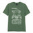 An olive green short-sleeve t-shirt featuring a white blueprint-style graphic of an armored vehicle with the text 'FV701 FERRRET' printed above it, displayed against a solid white background.