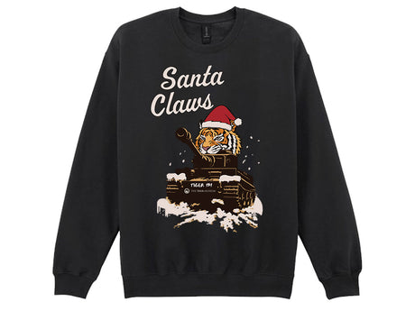 Santa Claws Christmas Jumper - Online Exclusive (needs link to other xmas products) (Copy) Jumper On Demand Star Editions Black S