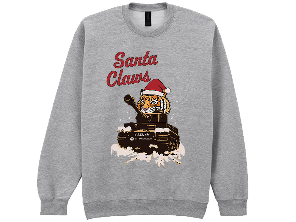 Santa Claws Christmas Jumper - Online Exclusive (needs link to other xmas products) (Copy) Jumper On Demand Star Editions Grey S
