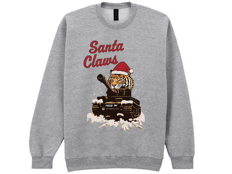 Santa Claws Christmas Jumper - Online Exclusive (needs link to other xmas products) (Copy) Jumper On Demand Star Editions Grey S