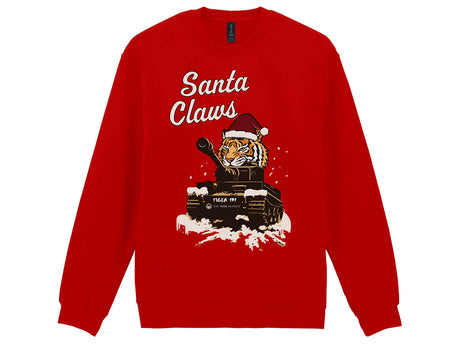 Santa Claws Christmas Jumper - Online Exclusive (needs link to other xmas products) (Copy) Jumper On Demand Star Editions Cardinal Red S