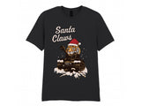 Santa Claws Christmas T-Shirt - Online Exclusive (needs link to other xmas products) (Copy) T-Shirt On Demand Star Editions Black S