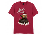 Santa Claws Christmas T-Shirt - Online Exclusive (needs link to other xmas products) (Copy) T-Shirt On Demand Star Editions Cardinal Red S