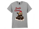 Santa Claws Christmas T-Shirt - Online Exclusive (needs link to other xmas products) (Copy) T-Shirt On Demand Star Editions Grey S