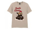 Santa Claws Christmas T-Shirt - Online Exclusive (needs link to other xmas products) (Copy) T-Shirt On Demand Star Editions Sand S