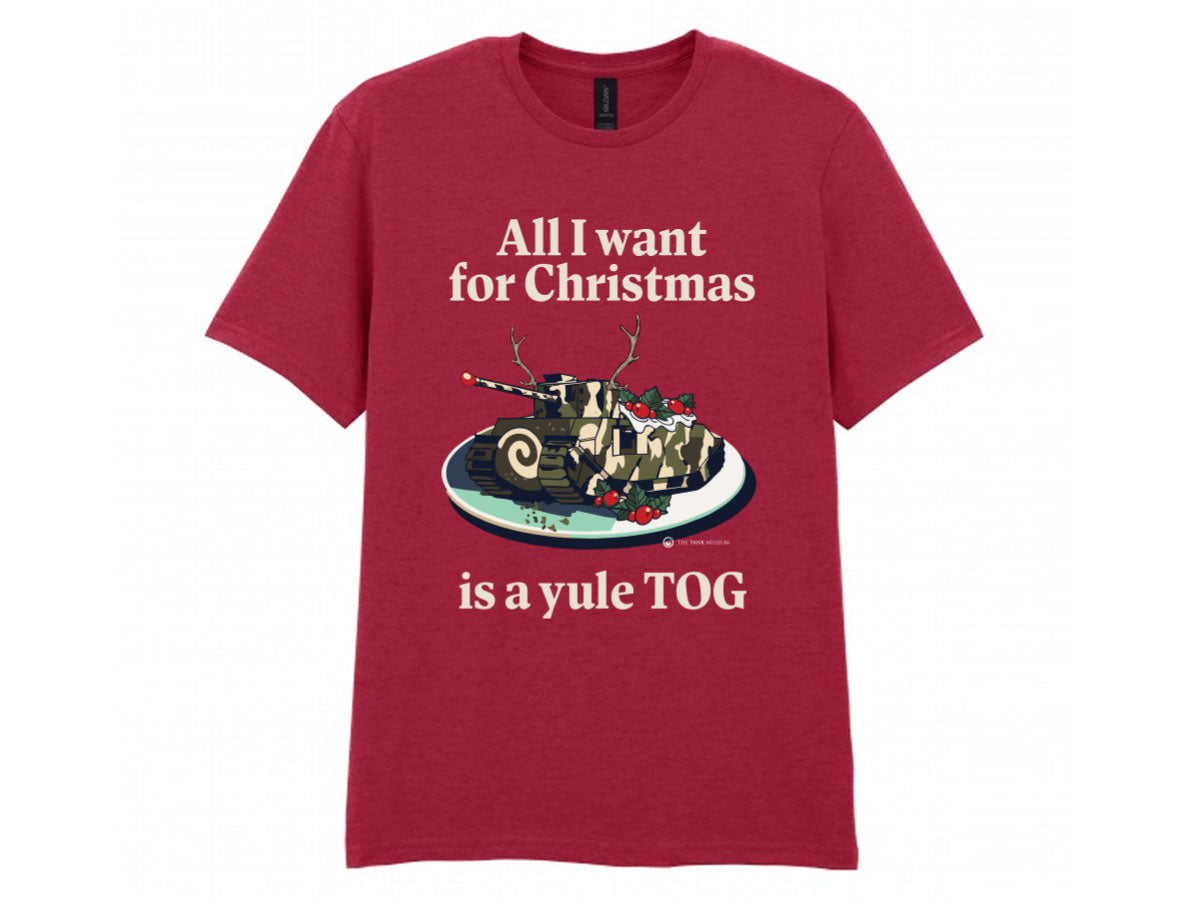 Yule Tog Christmas T-Shirt - Online Exclusive (needs link to other xmas products) (Copy) T-Shirt On Demand Star Editions Cardinal Red S