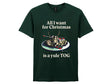 Yule Tog Christmas T-Shirt - Online Exclusive (needs link to other xmas products) (Copy) T-Shirt On Demand Star Editions Forest Green S