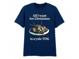 Yule Tog Christmas T-Shirt - Online Exclusive (needs link to other xmas products) (Copy) T-Shirt On Demand Star Editions Navy S
