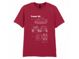 Tiger 131 Tank Blueprint T-Shirt - Online Exclusive