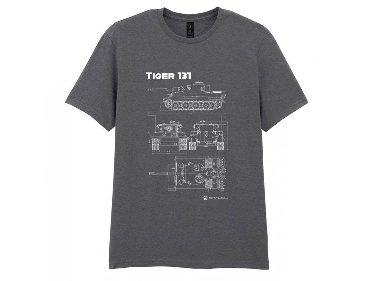 Tiger 131 Tank Blueprint T-Shirt - Online Exclusive