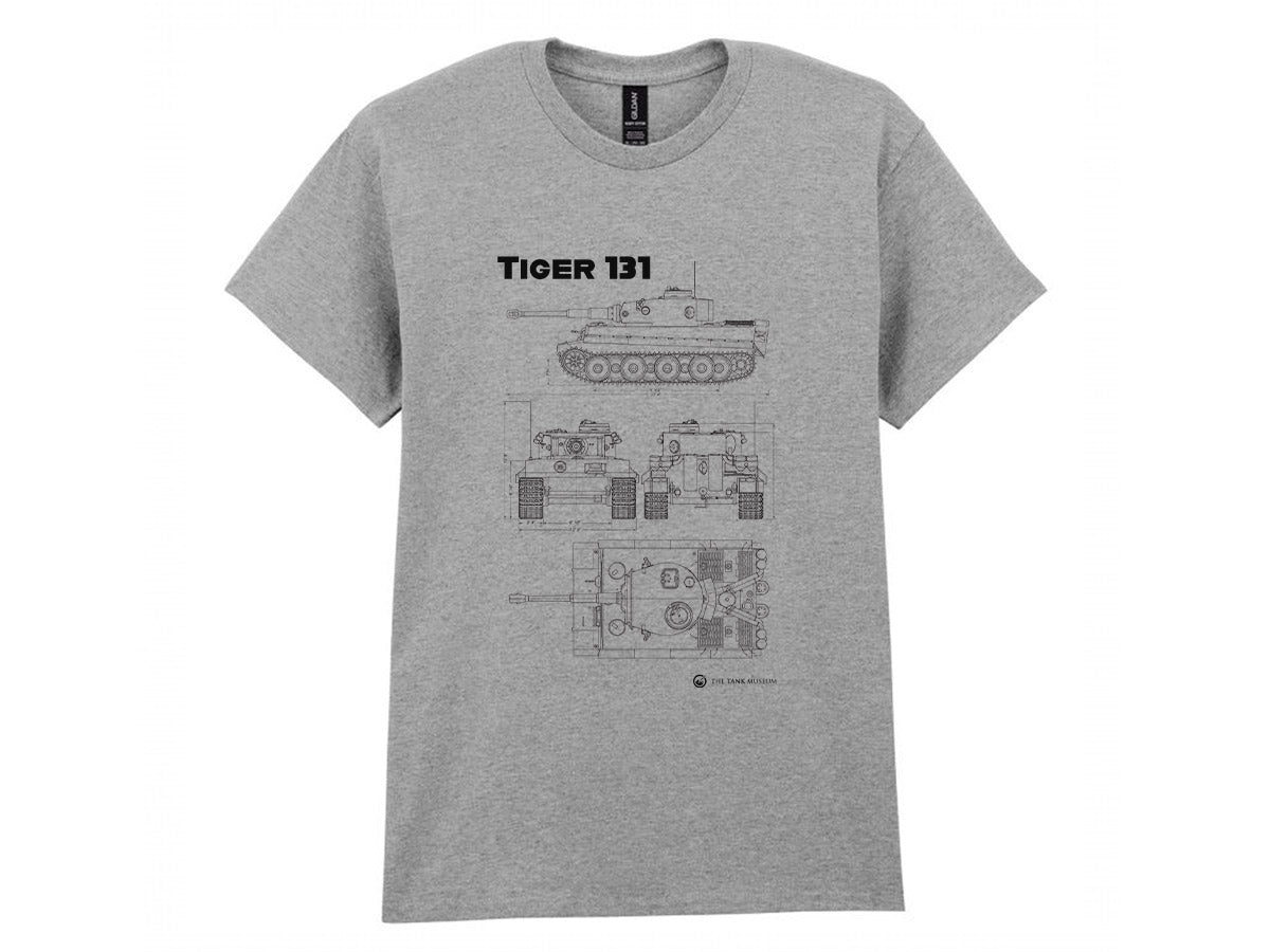 Tiger 131 Tank Blueprint T-Shirt - Online Exclusive