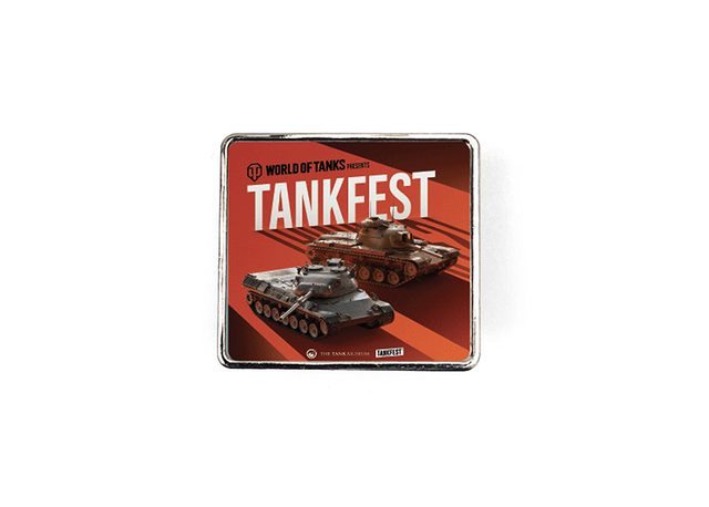World of Tanks TANKFEST Pin Badge Pin Badge Haskins Giftware