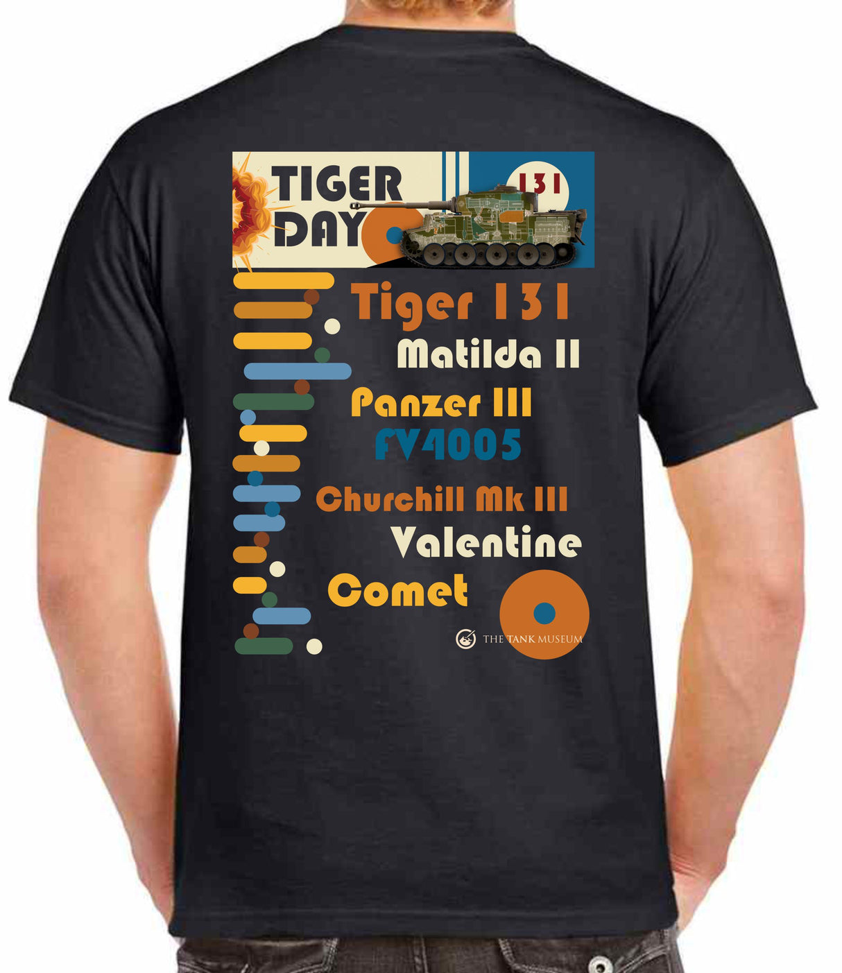 Tiger Day 2025 Tiger 131 Tank Limited Edition Black T-Shirt