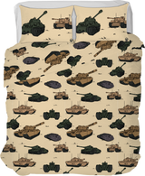 Tank Museum Bedding Homeware Duvet Cover Set Double [variant_option4]