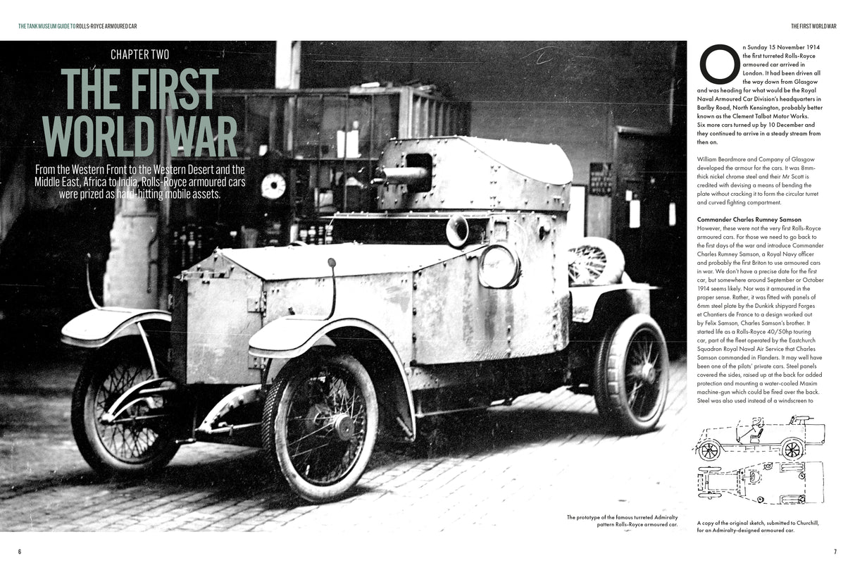 Pre-order: The Tank Museum Guide to Rolls-Royce Armoured Car Book [variant_option4]