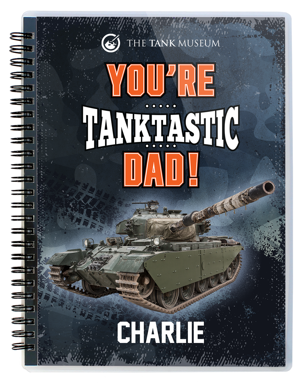 "Tanktastic" Dad Personalised Notebook