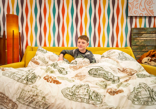 Tank Museum Bedding: New Tanks Outline Homeware [variant_option4]