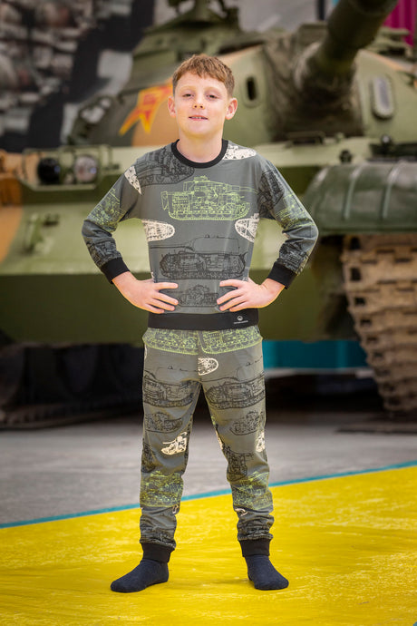 Kids Tank Outline Pyjamas (WO, RM, Weight, Description) Pyjamas [variant_option4]