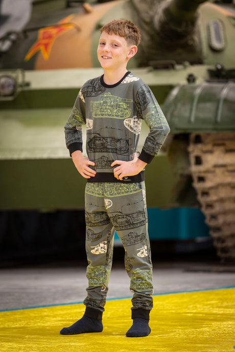Kids Tank Outline Pyjamas (WO, RM, Weight, Description) Pyjamas [variant_option4]