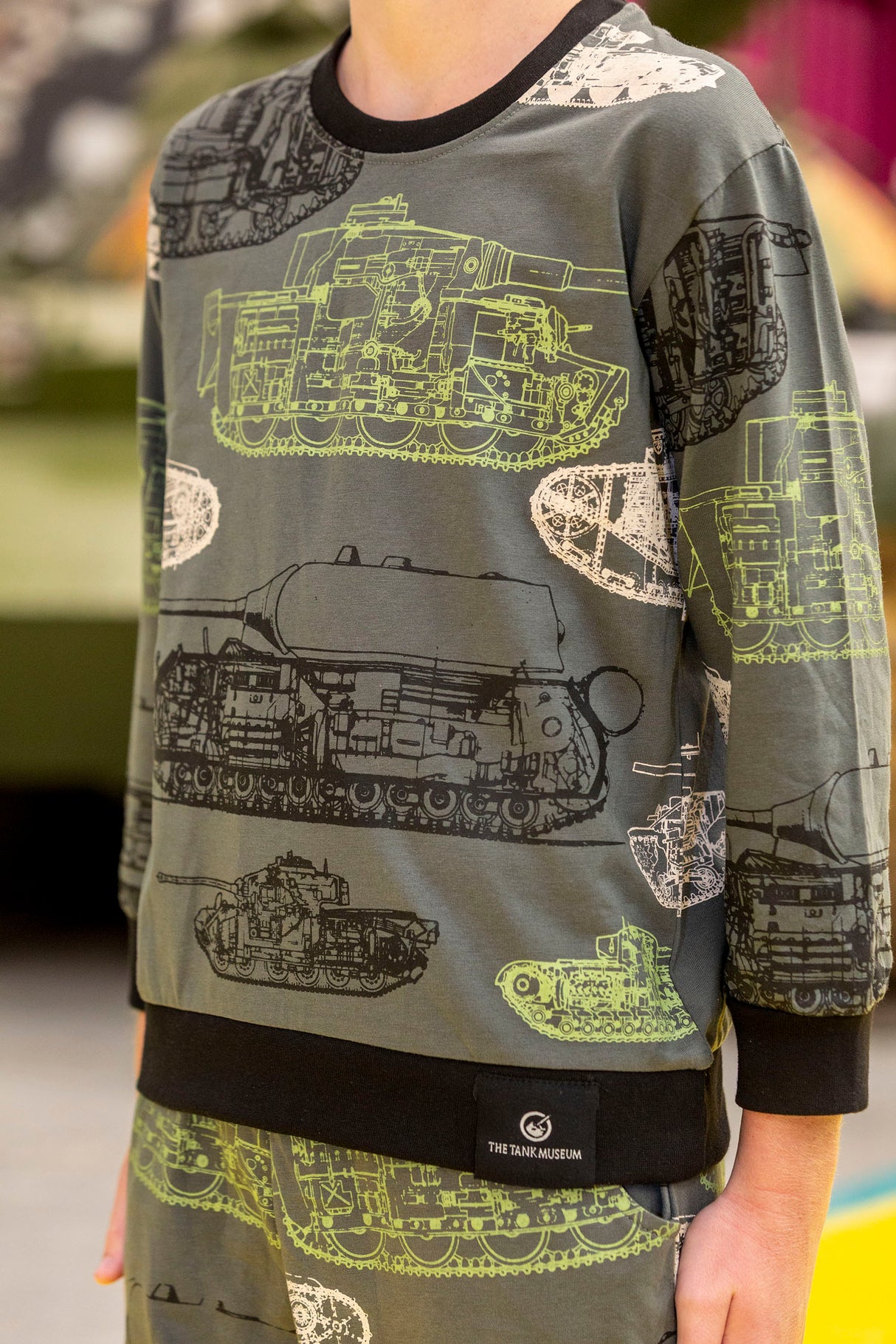 Kids Tank Outline Pyjamas (WO, RM, Weight, Description) Pyjamas [variant_option4]
