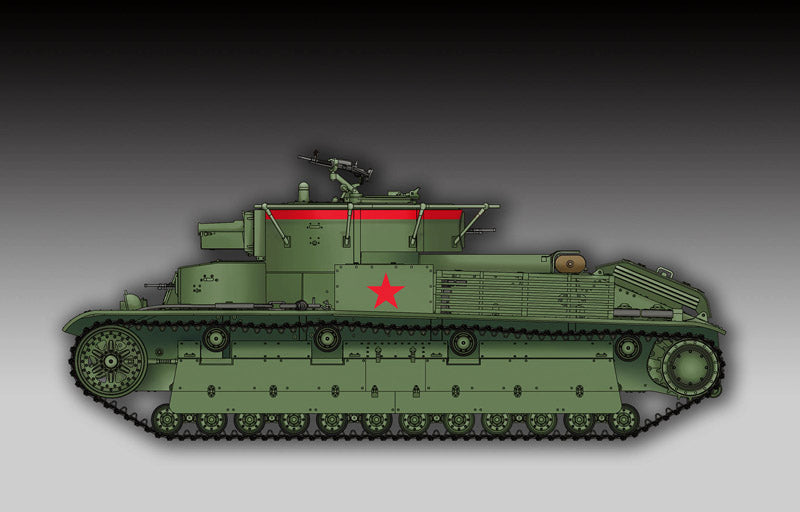 Trumpeter 1/72 Soviet T-28 Medium Tank (Welded)