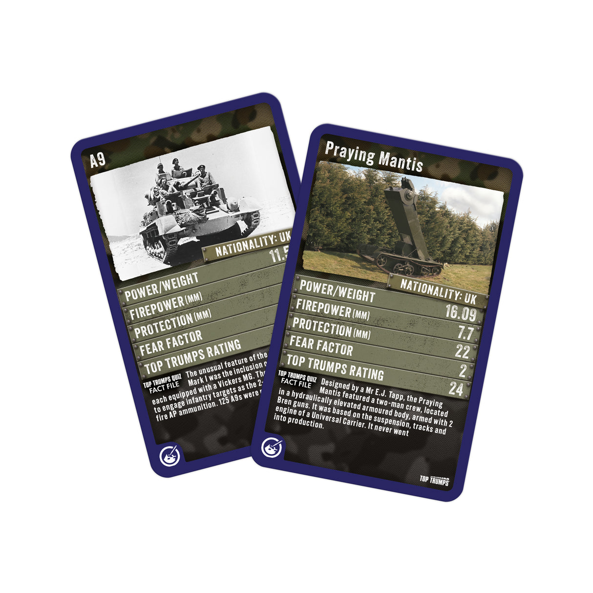 Tank Museum 'Weird and Wonderful Tanks' Top Trumps