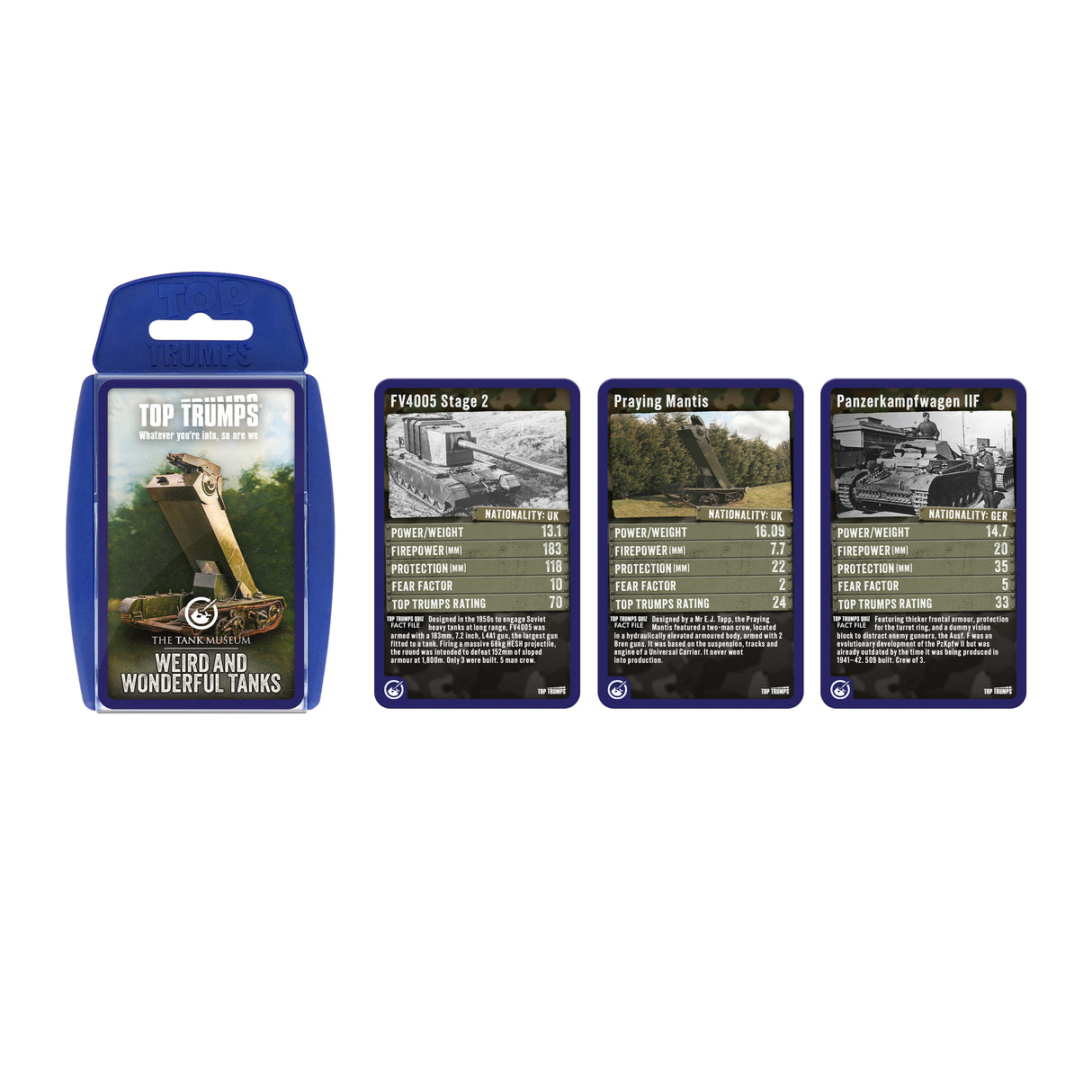 Tank Museum 'Weird and Wonderful Tanks' Top Trumps