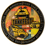 Limited Edition TANKFEST Gold Medallion