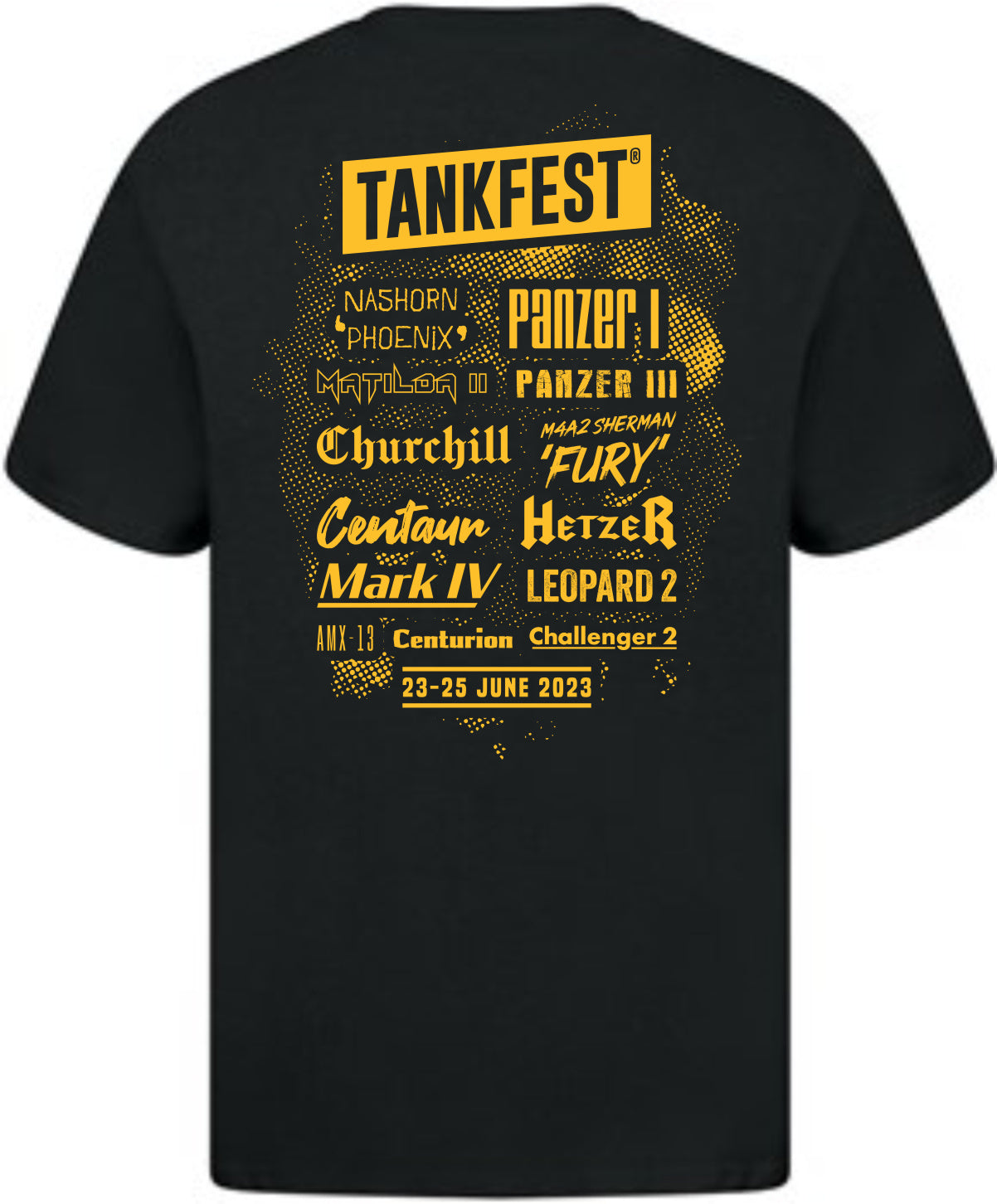 TANKFEST 2023 Limited Edition T-Shirt Black