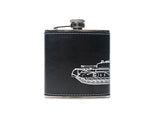 Tank Museum Exclusive Leatherette Churchill Tank Hip Flask (WORM) (BARCODE) (Copy) Drinkware Dalaco