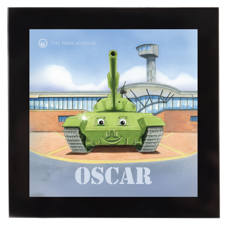 Tankie Character Personalised Square Coaster Coaster My Moments