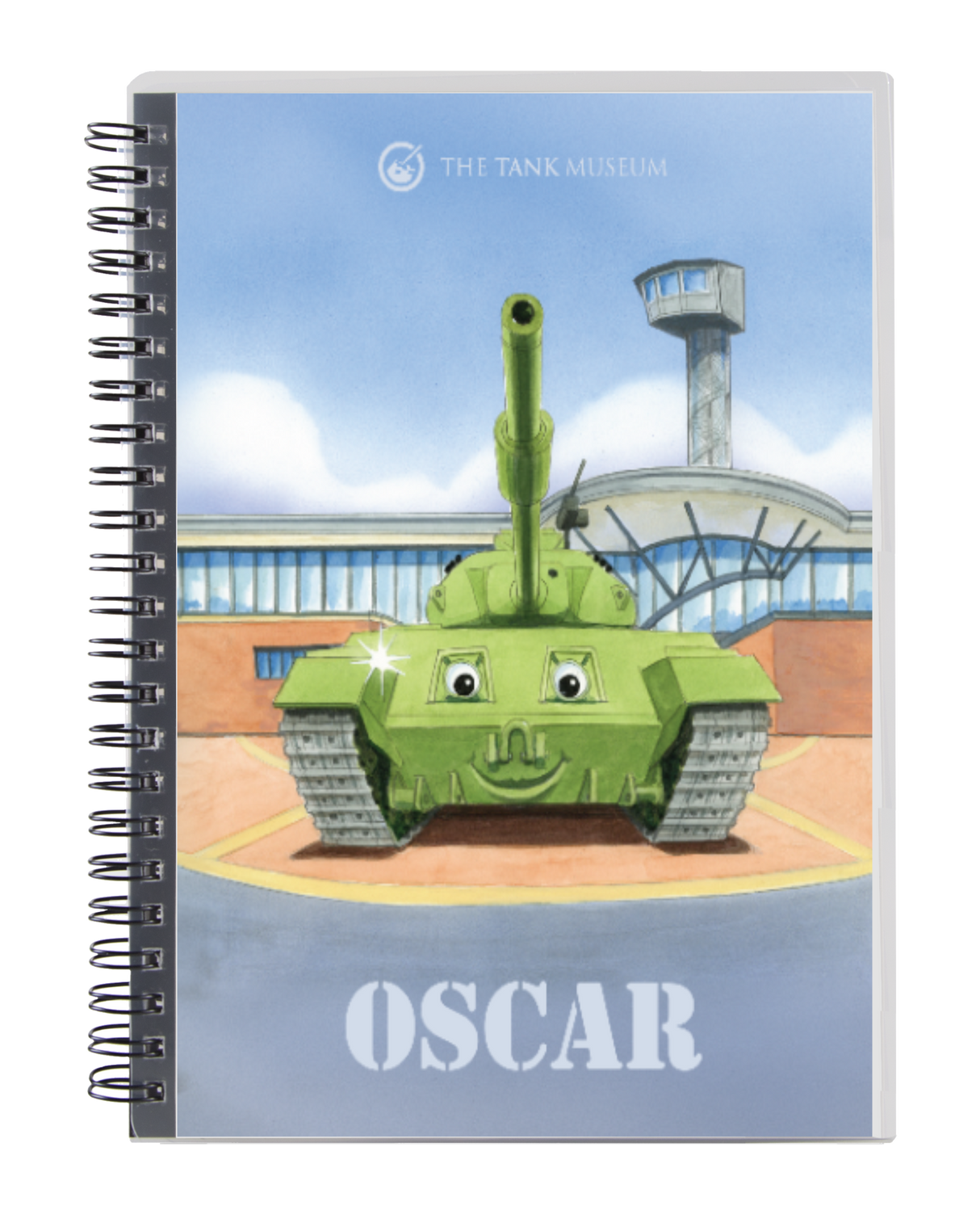 Tankie Character Personalised Notebook