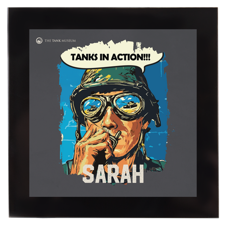 Tanks in Action Personalised Square Coaster Coaster My Moments