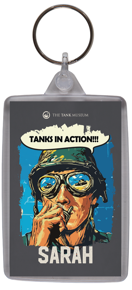 Tanks in Action Personalised Keyring Keyring My Moments