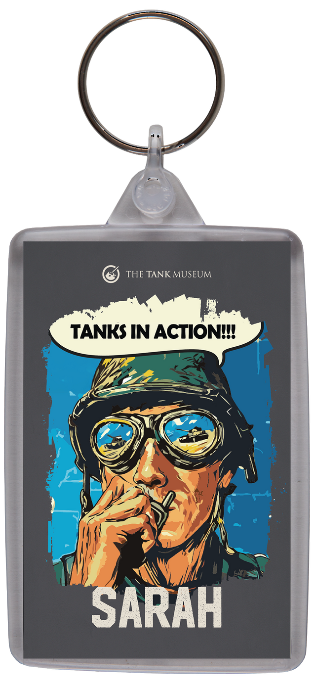 Tanks in Action Personalised Keyring Keyring My Moments